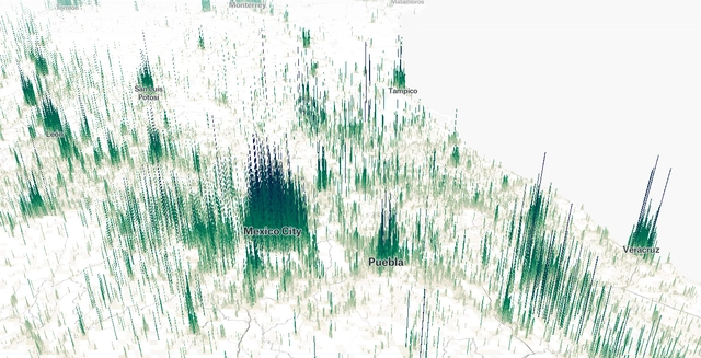 Human Terrain, el mapa interactivo que visualiza cuánta gente vive en cada punto del mundo - Imagen Principal