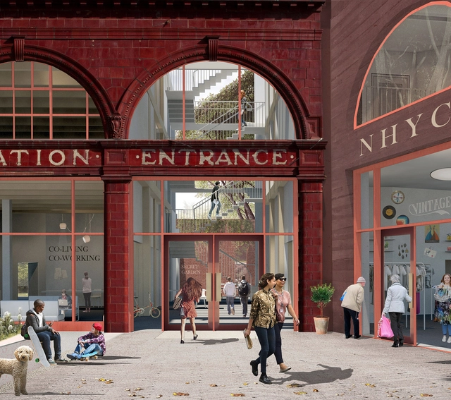 Proposta de Morris + Company reaproveita Estação de metrô de Londres como albergue para sem-tetos - Imagem de Destaque