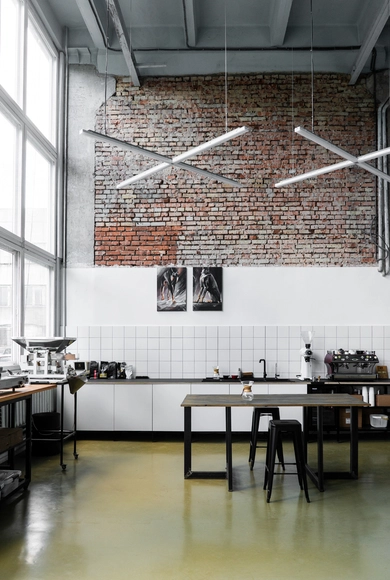 Kitchen Coffee Roasters / ZROBYM architects - Renovation