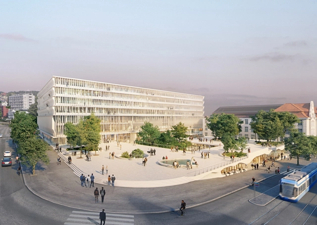 赫尔佐格和德梅隆建筑事务所公布“苏黎世大学论坛”项目设计细节 - 主图
