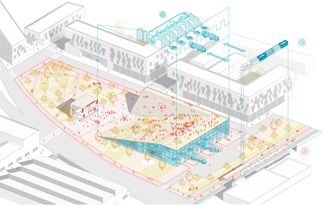 URLO Studio, ganador del concurso de ideas del plan maestro para el eje férreo sur de Quito - Imagen Principal