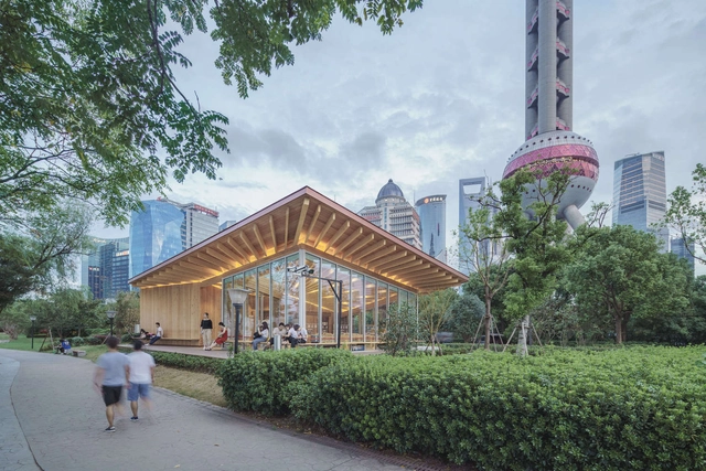 上海黄浦东岸望江驿 / 致正建筑工作室 - 展馆
