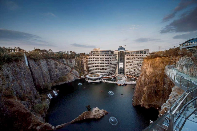 The World's First Quarry Hotel Opens in China, Designed by JADE + QA - Featured Image