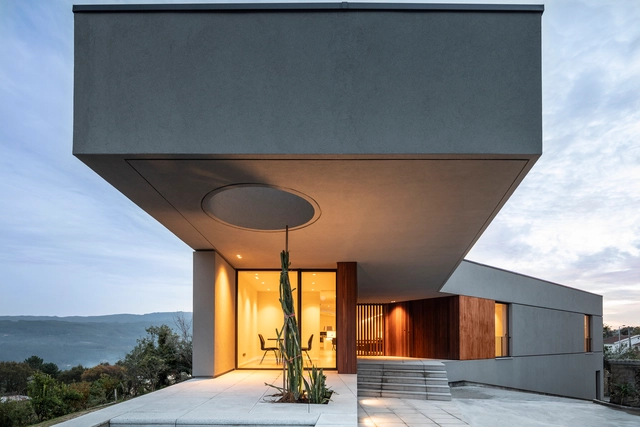 Casa GR / Paulo Martins - Casas, Fachada, Porta, Iluminação