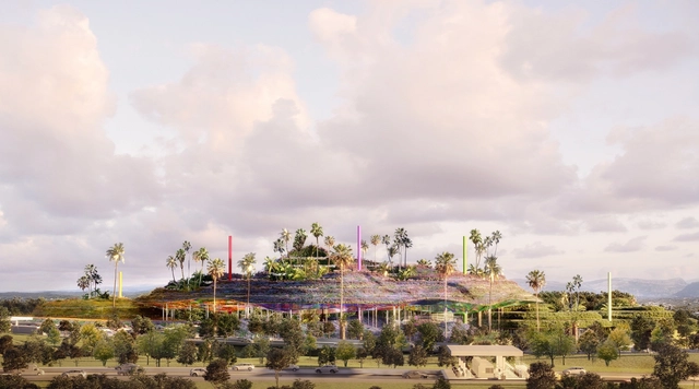 Jean Nouvel e OXO Architectes projetam conjunto de uso misto inspirado na forma de uma montanha - Imagem de Destaque