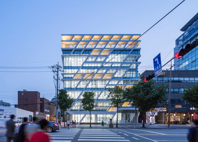 Sede da Midong Eletrônica e Telecomunicações / UnSangDong Architects - Edifícios Institucionais