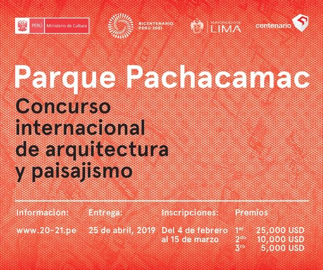 Parque Pachacamac: Concurso de Arquitectura y Paisajismo en Lima - Imagen Principal