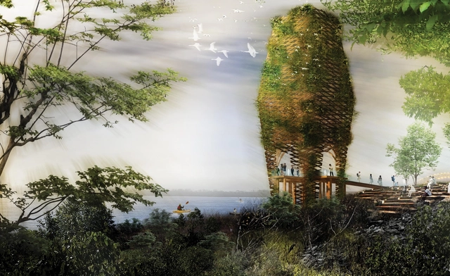 Studio Gang and SCAPE Reveal Plans for Tom Lee Park on the Memphis Waterfront  - Featured Image