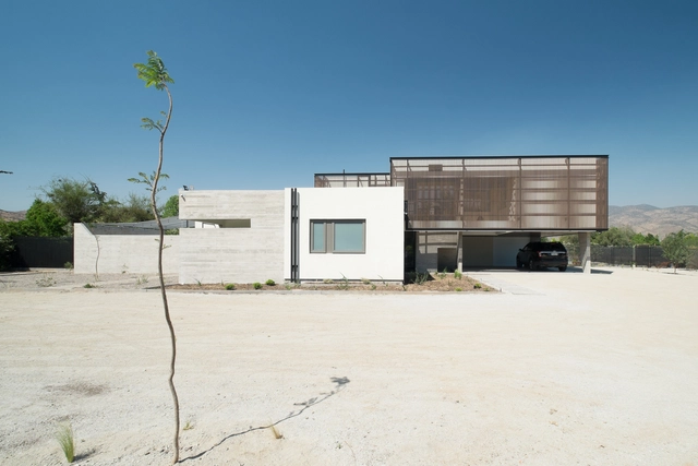 casa t+a / Binden - Residencial, Fachada, Puerta