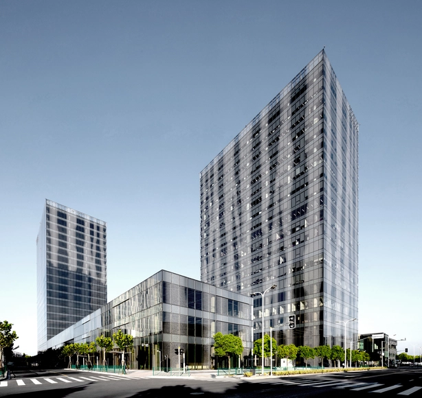Qiantan District Towers, Lot 14  / FGP Atelier - Exterior Photography, Institutional Buildings, Facade, Cityscape