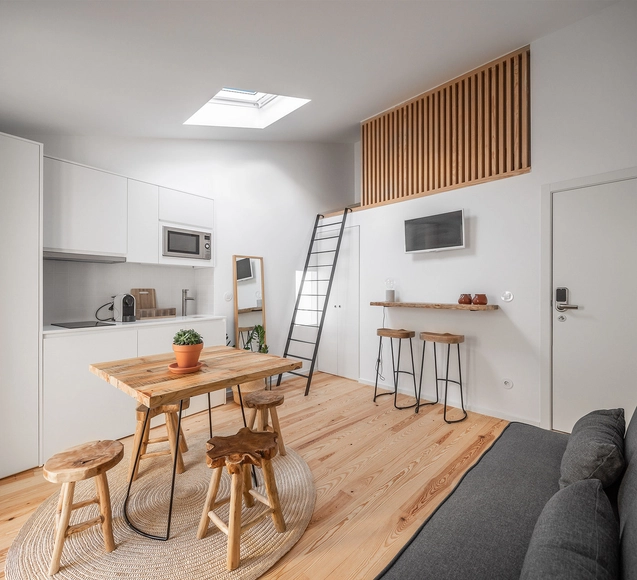 Loureiro 59 / José Pedro Lima - Interior Photography, Renovation, Kitchen, Table, Chair