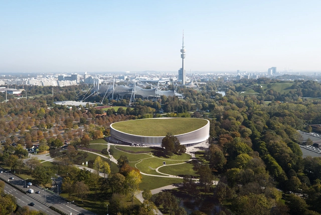 3XN projeta estádio para o Parque Olímpico de Munique - Imagem de Destaque