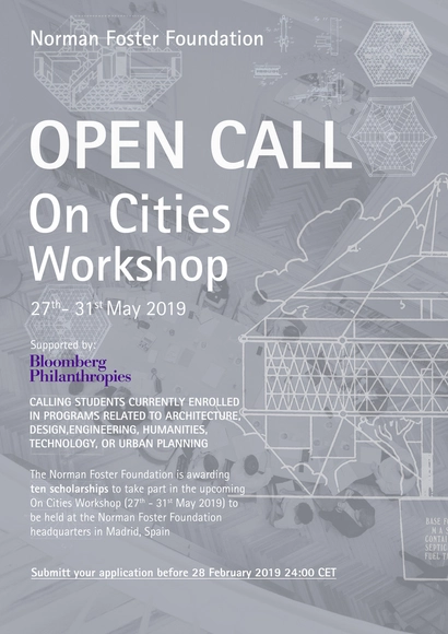 Norman Foster Foundation abre convocatoria para 'On Cities Workshop' - Imagen Principal