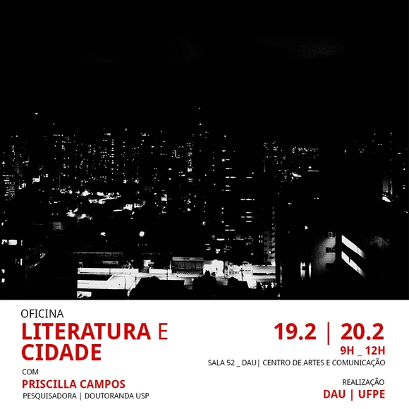 OFICINA | Literatura e Cidade - Imagem de Destaque