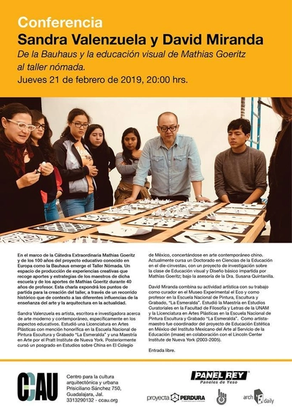 De la Bauhaus y la educación visual de Mathias Goeritz al taller nómada. - Imagen Principal