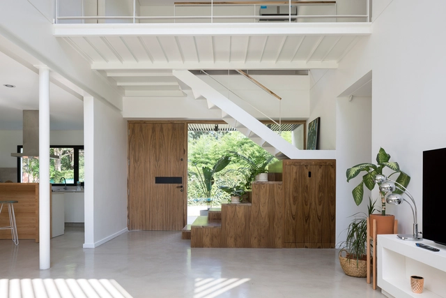 Casa De La Huella / NBBO Arquitectos - Casas, Fachada, Fijación Vigas, Bancas