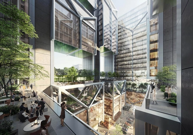 福斯特建筑事务所公布台北户外办公大楼方案 - 主图