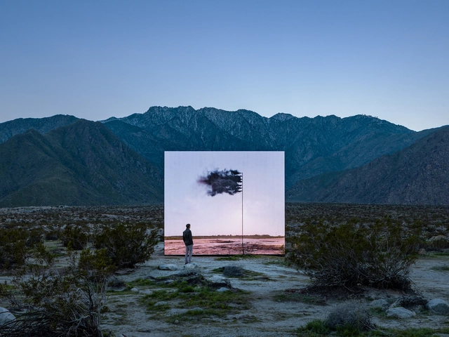 19 Instalações site-specific são construídas no deserto da Califórnia para o evento Desert X  - Imagem de Destaque