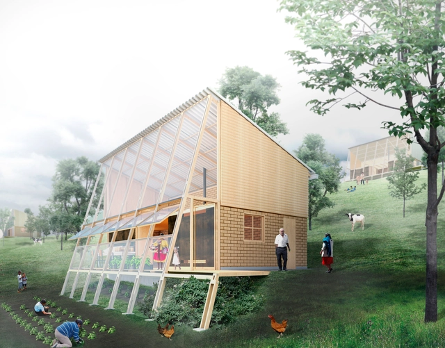  Prototipo de vivienda rural sostenible y productiva en Colombia, por FP Arquitectura - Imagen Principal