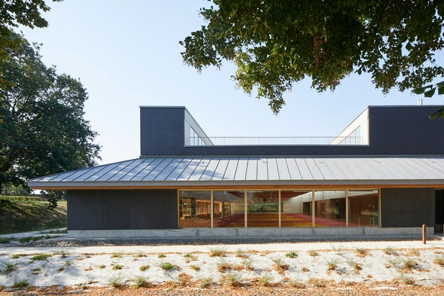 La Villette Sports Complex / Atelier Féret & Frechon Architectes - Exterior Photography, Sports Architecture, Facade, Door