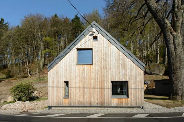 House J1 / CUBE.A - Exterior Photography, Houses, Door, Facade