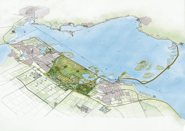 Mecanoo Designs the World's Largest Man-Made Nature Park - Featured Image