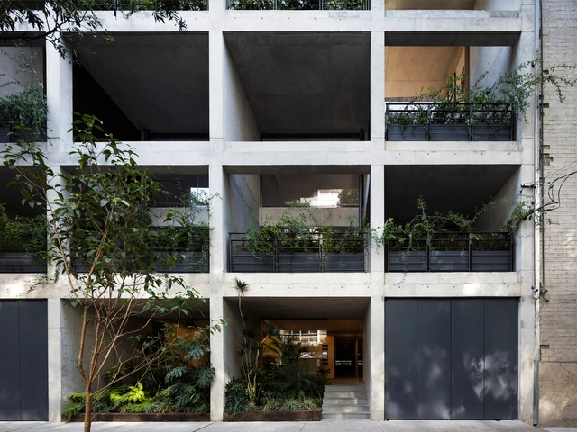 Edificio IT / Ambrosi I Etchegaray - Apartamentos, Fachada, Balcón