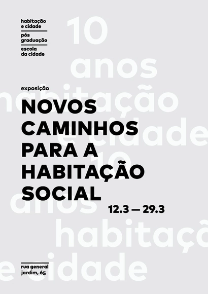 Exposição “Novos Caminhos para a Habitação Social” — 10 anos pós Habitação e Cidade - Imagem de Destaque