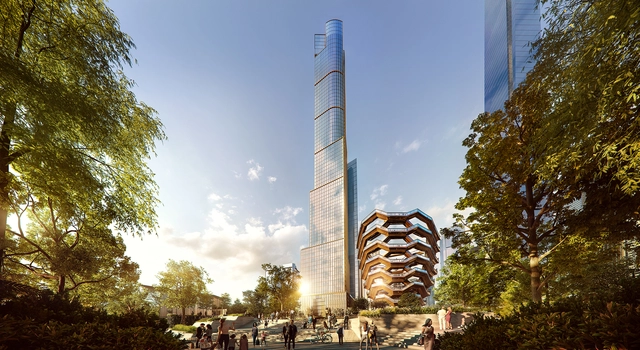SOM 公布纽约哈德逊城市广场 35号塔方案 - 主图