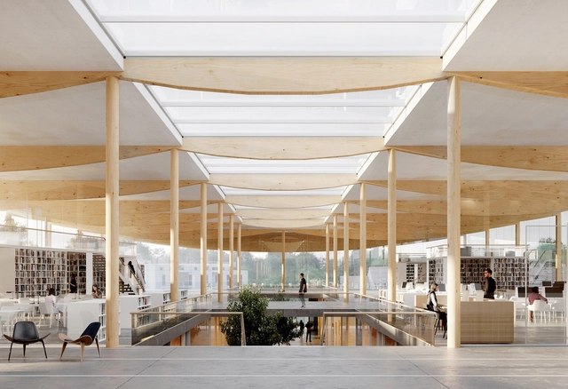 ALA Wins Competition to Design New University Library in Lyon - Featured Image