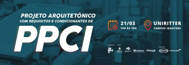 Seminário Projeto arquitetônico com requisitos e condicionantes de PPCI - Imagem de Destaque