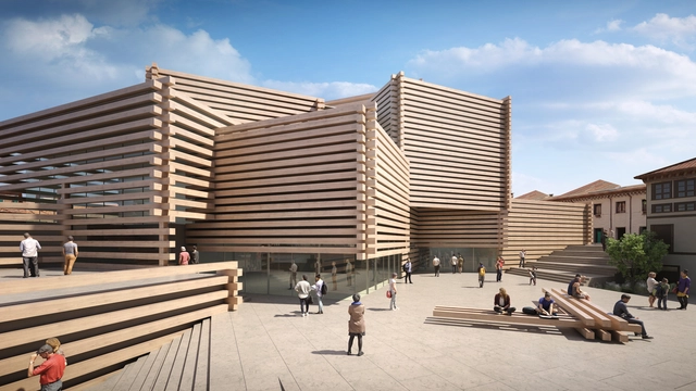 El Museo de Madera Apilada de Kengo Kuma en Turquía - Imagen Principal