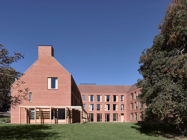 Dancy House, Marlborough College / Allies and Morrison - Exterior Photography, Residential, Facade, Door
