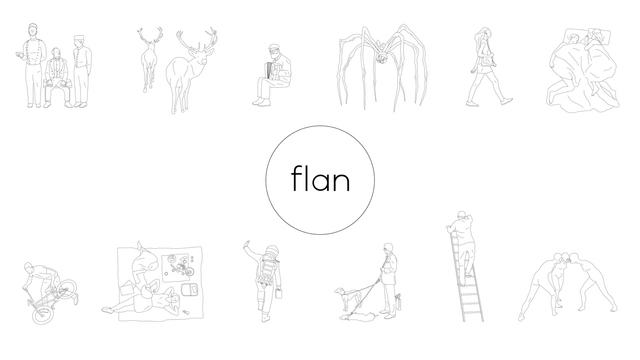 Descarga gratis esta biblioteca de dibujos DWG de Flan Studio - Imagen Principal