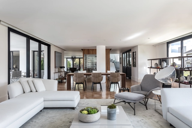 Casa PMC / PRISCILLA MULLER, Studio Arquitetura e Design - Casas, Porta, Viga, Fachada, Mesa, Cadeira