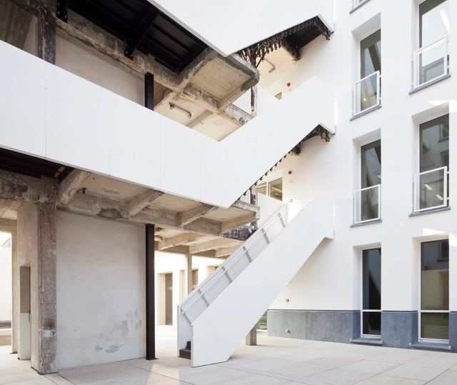 Sanba & Stad Renovation / HUB - Interior Photography, Renovation, Facade, Beam