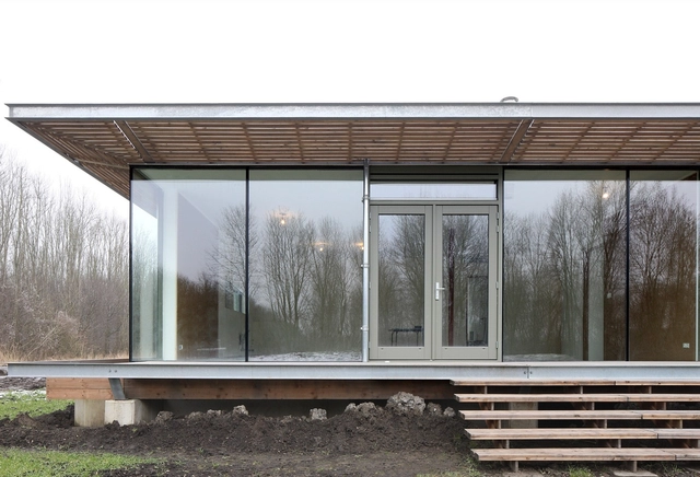 Oosterwold Co-living Complex / bureau SLA - Exterior Photography, Coliving, Facade, Door