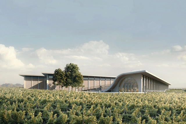 CHYBIK + KRISTOF Begins Construction of Arched Winery and Amphitheater in the Czech Republic - Featured Image