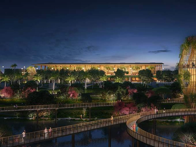 SOM projeta terminal-jardim para o Aeroporto Internacional de Kempegowda na Índia - Imagem de Destaque