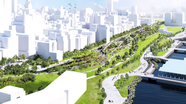 BIG建筑事务所计划重塑布鲁克林地区的滨水景观 - 主图