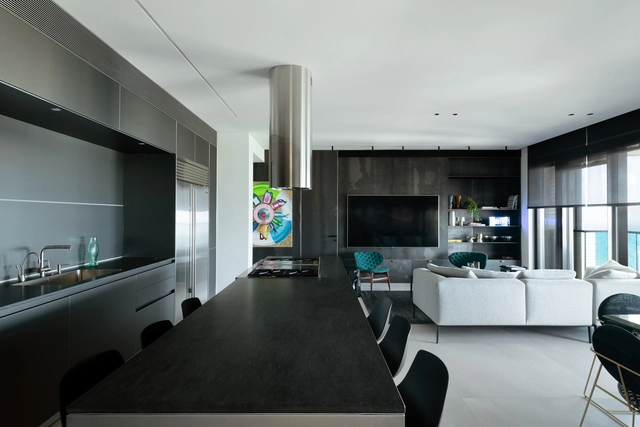 B.C House / Architect Oshir Asaban - Interior Photography, Interior Design, Kitchen, Table, Chair, Countertop