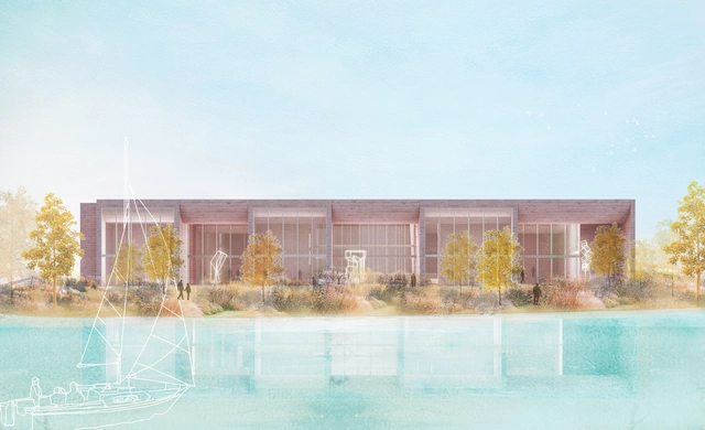 银杏画廊，以乡村为灵感的美术馆 / More Architecture - 主图