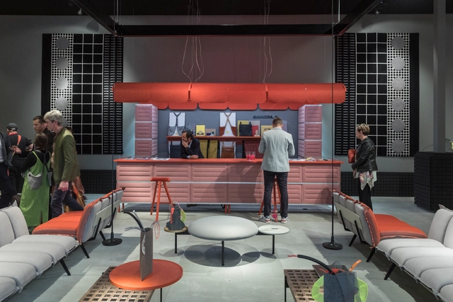 Sancal Pavilion at Salone del Mobile is Inspired by the Maze of Milan Underground - Featured Image