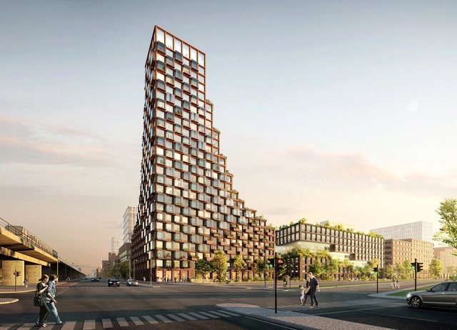Third Nature and Lendager Group Design Upcycled High-Rise for Copenhagen - Featured Image