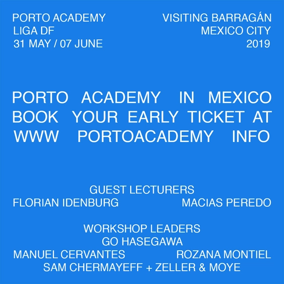 Porto Academy fará seu próximo curso imersivo de arquitetura de verão na Cidade do México - Imagem de Destaque