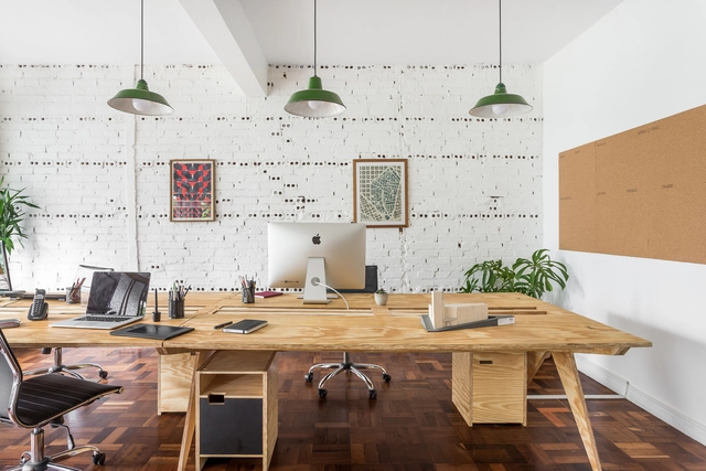 Escritório Solo Arquitetos / Solo Arquitetos - Escritórios, Cozinha, Mesa, Iluminação, Cadeira