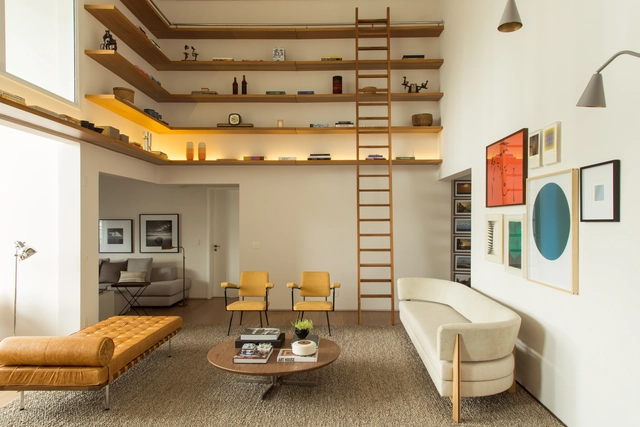 Apartamento NY 185 / Alexandre Dal Fabbro - Edifício De Apartamentos, Fachada, Mesa, Cadeira