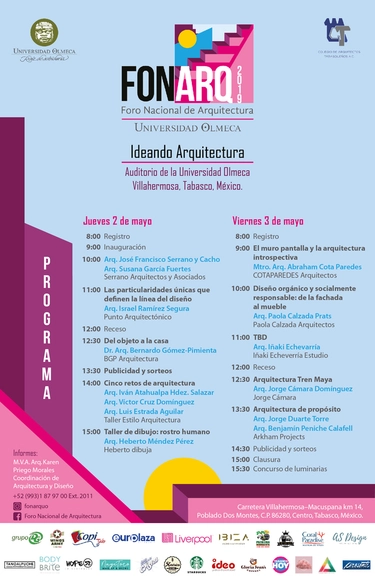 Foro Nacional de Arquitectura - Imagen Principal