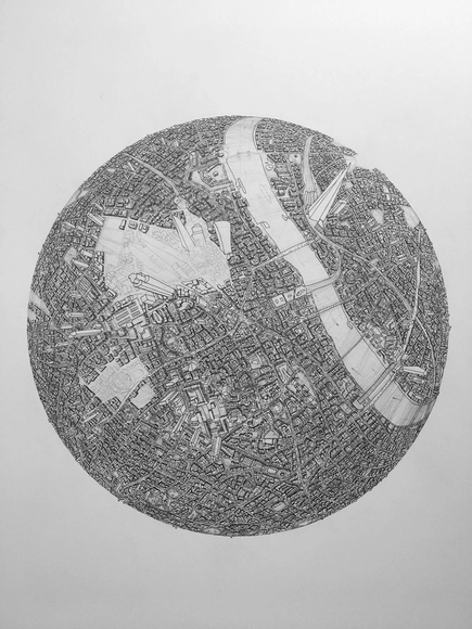 Desenhos detalhados de cidades ao redor do mundo, por Amer Ismail - Imagem de Destaque