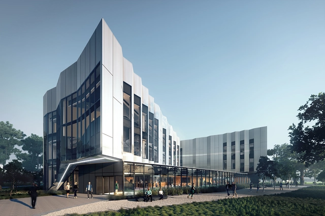 Woods Bagot Designs Sawtooth Technology Hub for Victoria University in Melbourne - Featured Image